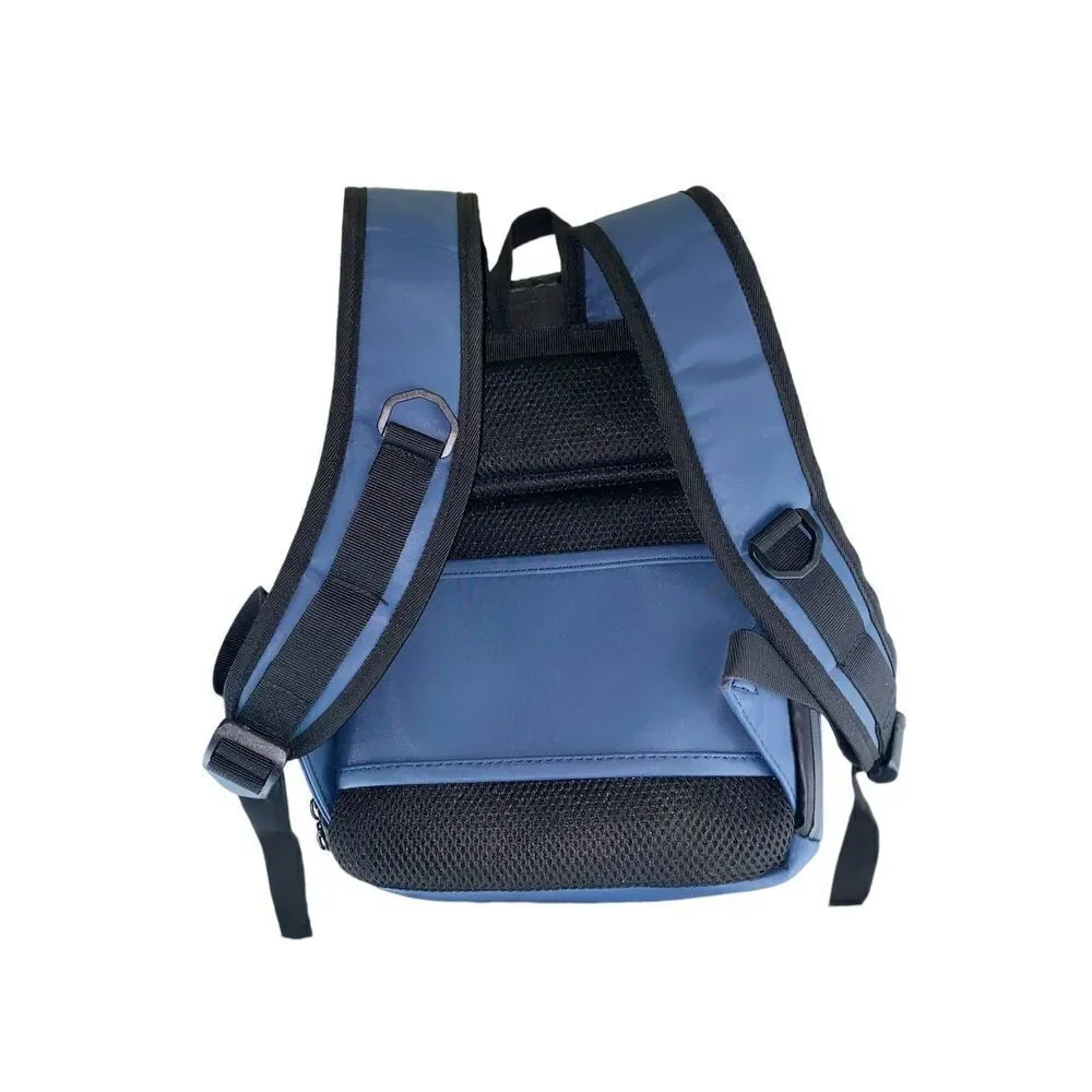 Duchamp London Anti-Theft Laptop Backpack Blue Travel Work Casual‎